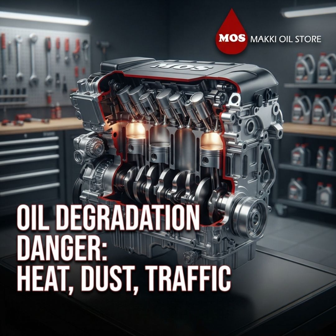 How Engine Oil Changes with Heat, Dust, and Traffic